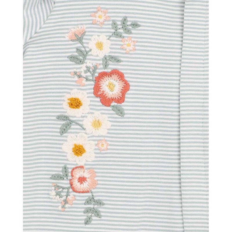 Bébé Lyla Stripe Ls Zip Onesie image number 2